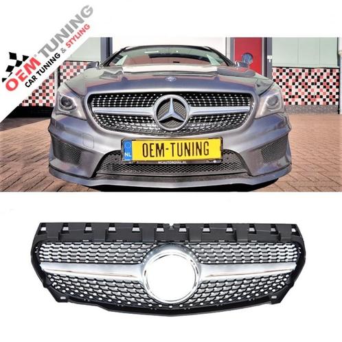 MERCEDES-BENZ C117 X117 CLA | Silver Diamond Grille | 13-16, Auto-onderdelen, Carrosserie, Bumper, Mercedes-Benz, Voor, Nieuw