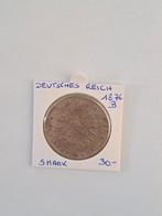 Deutse reich 5 mark 1876 B  AG, Ophalen of Verzenden