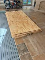 Houten platen 120x244, Doe-het-zelf en Bouw, Hout en Planken, Ophalen, Zo goed als nieuw