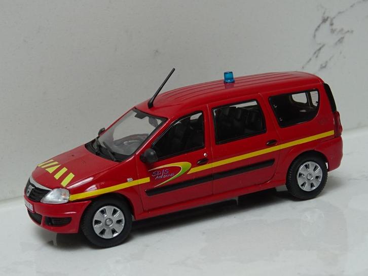 2010 Dacia Logan MCV "Sapeurs-Pompiers Ardennes", Hobby en Vrije tijd, Modelauto's | 1:43, Nieuw, Auto, Ophalen of Verzenden