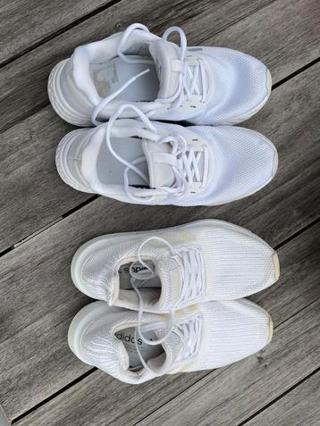 Witte sportschoenen Nike en Adidas beschikbaar voor biedingen