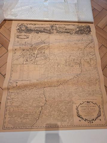 Carte de la Principauté de Liège et de la comté de Namur N beschikbaar voor biedingen
