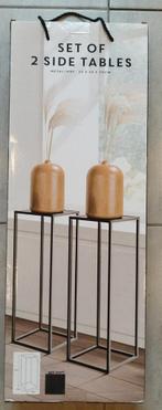Duo colonnes sellettes tables appoint supports plante H70cm, Maison & Meubles, Enlèvement, Neuf