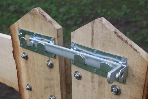Overslag grendel (Zwart), Doe-het-zelf en Bouw, Gereedschap | Handgereedschap, Nieuw, Ophalen of Verzenden