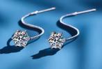 Moissanite oorbel, Hangers, Verzenden, Nieuw, Met edelsteen