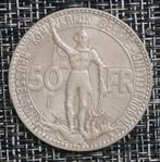 50 Francs België 1935, Setje, Zilver, Zilver, Verzenden