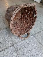 plukmand, rietenmand, bloemen, Ophalen, Gebruikt