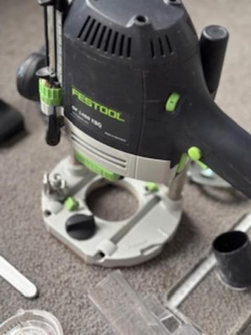 Festool bovenfrees OF1400 EBQ plus  met frezen en toebehoren beschikbaar voor biedingen