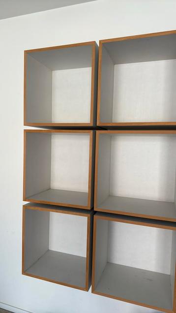 Open wandkasten - 6 stuks, 25 à 50 cm, Moins de 100 cm, Utilisé, 50 à 100 cm
