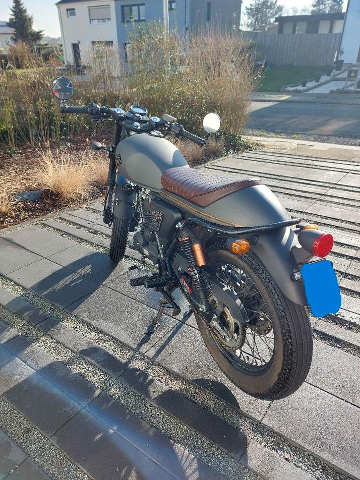 Archief motorfiets 50cc Cafe Racer AM-80, Motoren, Overige Motoren, 1 cilinder, Ophalen