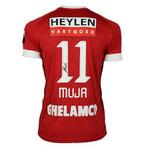 GEZOCHT! MATCHWORN ARBNOR MUJA ANTWERP RAFC, Verzamelen, Ophalen of Verzenden, Zo goed als nieuw, Shirt