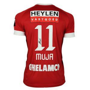 GEZOCHT! MATCHWORN ARBNOR MUJA ANTWERP RAFC, Verzamelen, Sportartikelen en Voetbal, Zo goed als nieuw, Shirt, Ophalen of Verzenden