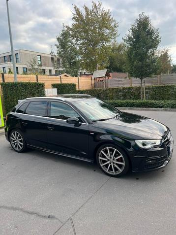 Audi A3 Sline 2016 2L, Autos, Audi, Achat, Euro 6, Noir, 5 portes