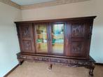 armoire ancienne en bois avec de beaux dessins intégrés, Enlèvement ou Envoi