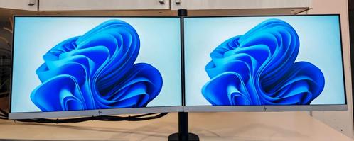 2x HP 24 Full HD HDMI DisplayPort zakelijke pc-monitor, Computers en Software, Monitoren, Zo goed als nieuw, DisplayPort, HDMI