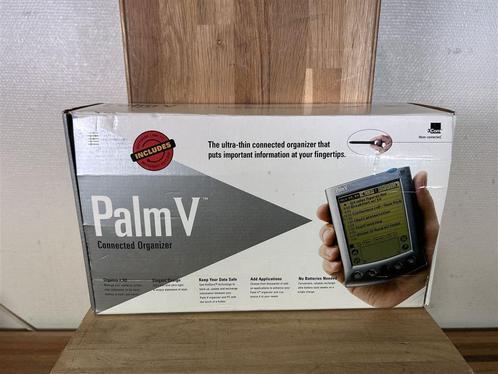 A1351. Palm V Organiser in doos met toebehoren, Informatique & Logiciels, Ordinateurs Vintage, Enlèvement ou Envoi
