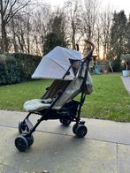 Mini plooibuggy, khaki-beige editie met lederlook handvaten, Kinderen en Baby's, Ophalen, Zo goed als nieuw, Verstelbare rugleuning