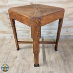Antieke houten Art Deco (Amsterdamse School) bijzettafel, Antiek en Kunst, Ophalen of Verzenden