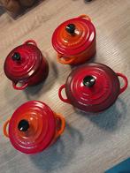 Le creuset 4 kleine braadpannetjes, Huis en Inrichting, Ophalen