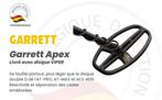 Détecteur de métaux Garrett Apex disque Viper (Neuf en Mag), 30 cm ou moins, Sensibilité réglable, Garrett, Enlèvement ou Envoi