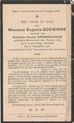 B P BEVERE GOEMINNE 1870 - 1928 N P S, Ophalen of Verzenden