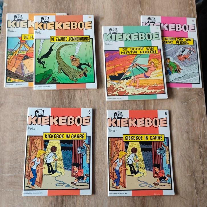 Kiekeboe - 6 t e.m 10 - eerste druk, Boeken, Stripverhalen, Ophalen of Verzenden