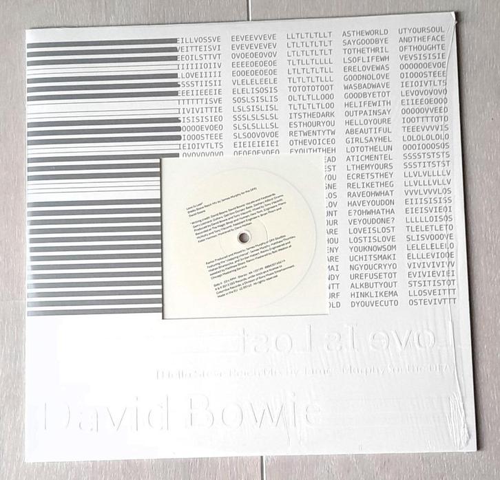 DAVID BOWIE Love is Lost (Steve Reich James Murphy) 12", Cd's en Dvd's, Vinyl | Rock, Zo goed als nieuw, Alternative, 12 inch