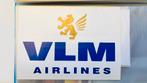 VLM Airlines Sticker #01 Logo 15x21 Sabena, Verzamelen, Ophalen of Verzenden, Nieuw, Bedrijf of Vereniging