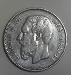 5 Francs - Léopold II small head 1868, Postzegels en Munten, Munten | België, Zilver, Ophalen of Verzenden, Losse munt, Zilver