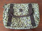 Sac Kipling – Nylon Vert & Noir, Ophalen of Verzenden, Gebruikt, Groen, Shopper