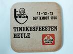Bierviltje Cristal Alken (Tinnekesfeesten 1976), Verzamelen, Viltje(s), Overige merken, Ophalen of Verzenden, Zo goed als nieuw