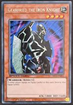 Yugioh Gearfried the Iron Knight SR SBC1-ENB01, Ophalen of Verzenden, Nieuw, Losse kaart, Foil