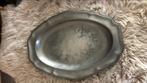 Dienblad van 90% tin, 40 cm, Antiek en Kunst, Antiek | Tin