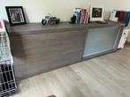 Moderne dressoir 2.60m, Huis en Inrichting, Kasten | Dressoirs, Ophalen, Gebruikt, 200 cm of meer, Glas