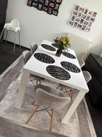 Tafel + stoelen te koop, Huis en Inrichting, Ophalen, Gebruikt, 50 tot 100 cm, Vijf personen of meer