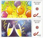 Duostamp Happy Party - 5 postzegels, Ophalen of Verzenden, Frankeerzegel, Postfris