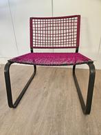 metalen fauteuil, Huis en Inrichting, Fauteuils, 75 tot 100 cm, Modern, Gebruikt, Metaal