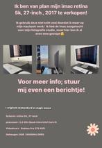 Imac retina 5K 27inch (2017), Computers en Software, Apple Desktops, Ophalen, Zo goed als nieuw, IMac
