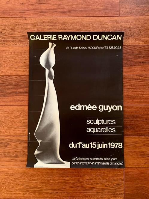 Edmée GUYON Tentoonstellingsposter (1978), Verzamelen, Posters
