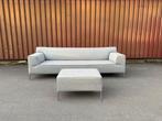 Design on Stock 4-Zits Bank met Hocker - Ploegwol Grijs, Ophalen of Verzenden, Stof