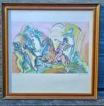 Lithographie épreuve d artiste signe jean pierre maes, Antiek en Kunst, Ophalen of Verzenden