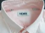 Hema overhemd mt. 39/40 roze nieuw,nooit gedragen 4 euro, Hema, Rose, Enlèvement ou Envoi, Neuf