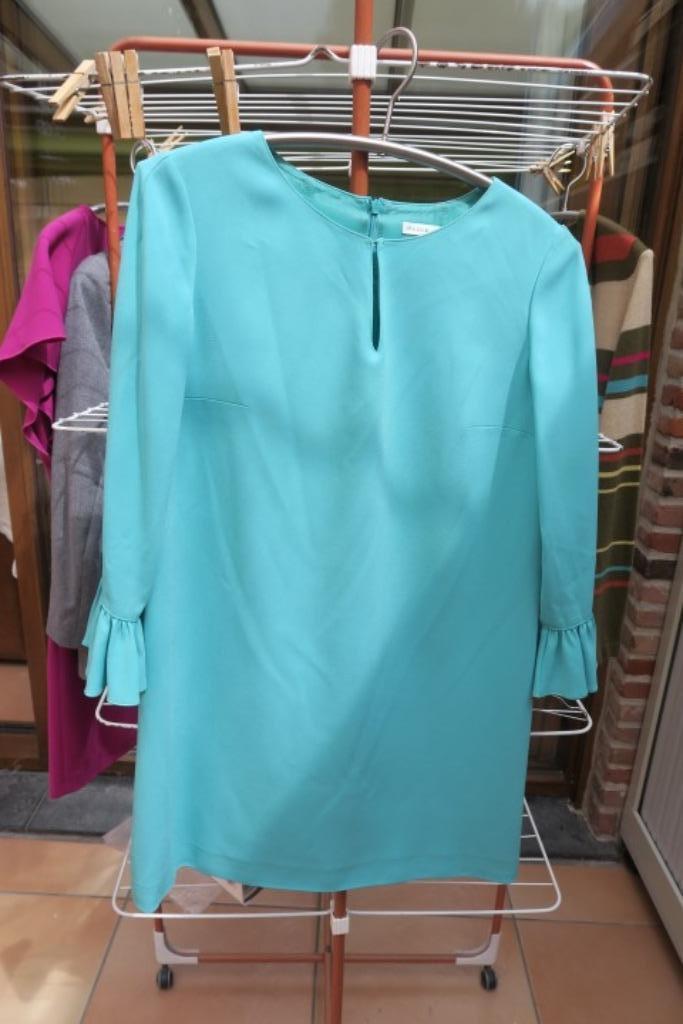 Kleedje mintgroen Paule Ka mt 40, Kleding | Dames, Jurken, Zo goed als nieuw, Maat 38/40 (M), Groen, Onder de knie, Verzenden