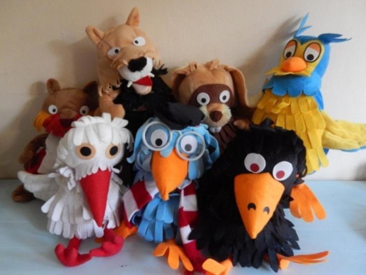 Fabeltjeskrant handpoppen van 30 cm, Kinderen en Baby's, Speelgoed | Poppen, Zo goed als nieuw, Ophalen of Verzenden