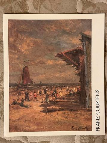 Retrospectieve brochure van Franz Courtens, 22 pagina's beschikbaar voor biedingen