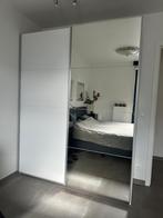Grote kledingkast met spiegelschuifdeur, Ophalen, Zo goed als nieuw