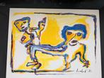 Cobra acryl op papier, Antiek en Kunst, Kunst | Schilderijen | Modern, Ophalen