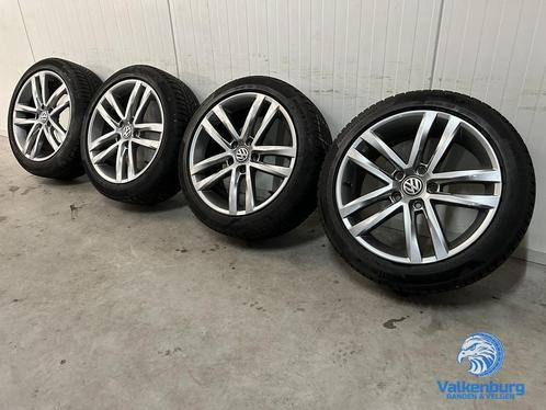 8mm! Originele VW Golf Salvador 17 inch antraciete velgen 5x, Auto-onderdelen, Banden en Velgen, Banden en Velgen, Winterbanden