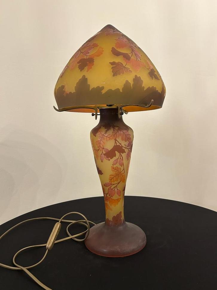 Lamp Gallé tip, Antiek en Kunst, Antiek | Verlichting, Ophalen
