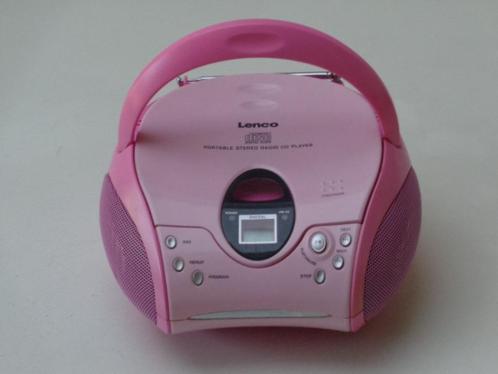 Draagbare Stereo Radio - CD Speler LENCO Model SCD-24, Audio, Tv en Foto, Radio's, Zo goed als nieuw, Radio, Met cd-speler, Ophalen of Verzenden